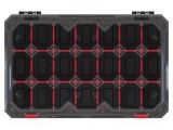 Container colectiv KISTENBERG TITAN 598x390x110mm cu partiții negre