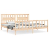 Cumpara ieftin Cadru de pat fara saltea, 200x200 cm, lemn masiv pin