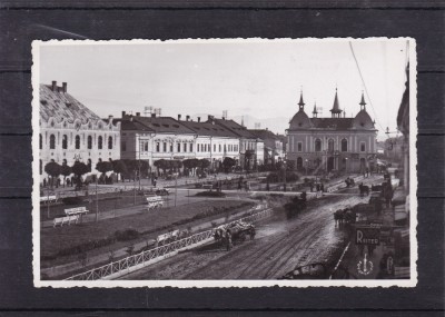 SIGHETU MARMATIEI PIATA UNIRII CU PARCUL FOTO FILM CLUJ NECIRCULATA foto