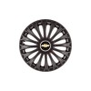 Set 4 Capace Roti 15 inchi (R15) Dino Negru, Compatibile cu Chevrolet, Autohelix MSA