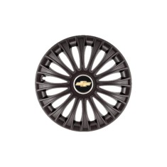 Set 4 Capace Roti 15 inchi (R15) Dino Negru, Compatibile cu Chevrolet