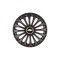 Set 4 Capace Roti 15 inchi (R15) Dino Negru, Compatibile cu Chevrolet