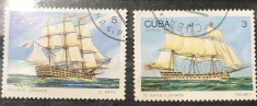 (STR3) Timbre serii Straine Cuba Maritim