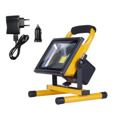 Proiector led portabil 12-230V 20W 4000K 1700lm IP65 Lumen Adeleq 00-500222 alb