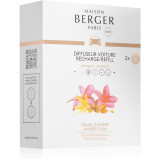 Maison Berger Paris Amber&#039;s Sun parfum pentru masina Refil 2x17 g