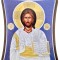 Icoana argintata - Mantuitorul Pantocrator 12,5x15,5 cm