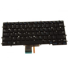 Tastatura laptop noua Dell Latitude 7370 E7370 BLACK(Without FRAME,Backlit) US DP/N KTYW0