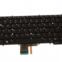 Tastatura laptop noua Dell Latitude 7370 E7370 BLACK(Without FRAME,Backlit) US DP/N KTYW0
