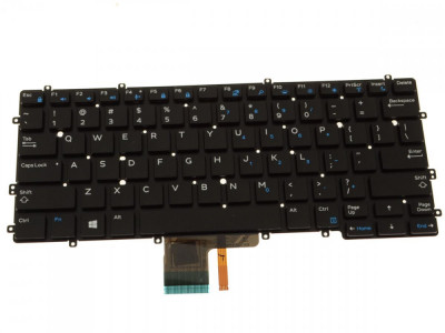 Tastatura laptop noua Dell Latitude 7370 E7370 BLACK(Without FRAME,Backlit) US DP/N KTYW0 foto