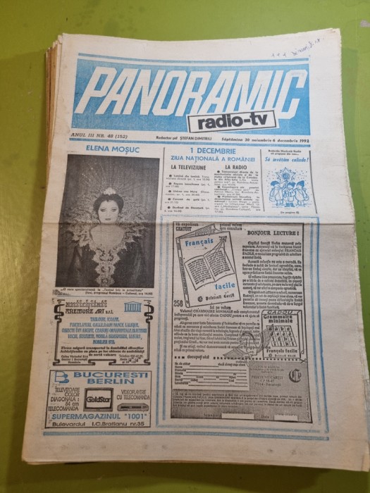 panoramic radio tv 30 noiembrie - 6 decembrie 1992