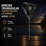 Minciog Triunghiular pentru Pescuit, cu M&acirc;ner, Model 50105