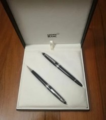 Set MONTBLANC Nou Original Stilou Pix Aur / Bitcoin foto