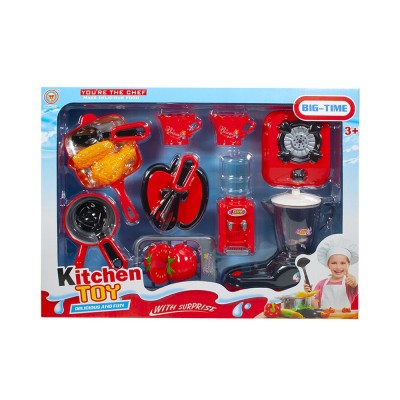 Ustensile bucatarie + aragaz, in cutie, 7Toys foto