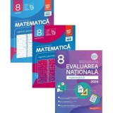 Pachet Matematica. Evaluarea Nationala 2026 si Consolidare partea 1 si 2, clasa a 8-a - Gabriel Popa, Anton Negrila