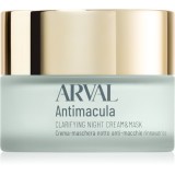 Arval Antimacula Clarifying Night Cream &amp; Mask cremă-mască de noapte regeneratoare impotriva petelor 50 ml
