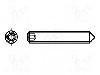Surub M4, otel rezistent la acizi A4, 4mm, cap fara cap, BOSSARD, 5815840
