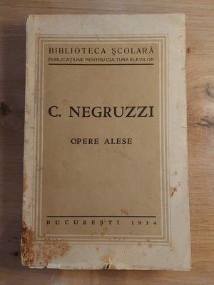 Opere alese- C. Negruzzi 1934