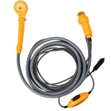 Cumpara ieftin Set Dus Portabil Camping Phuture&reg;, 2.5L/min, Furtun 2m, Cablu 5m, 12V, Drumetii, Auto
