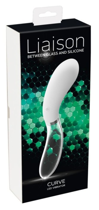 Vibrator curbat cu 10 moduri de vibrație Curve LED Vibrator (20,5 cm)
