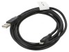Cablu USB 2.0 A la micro B aurit 1,8m negru, Lanberg