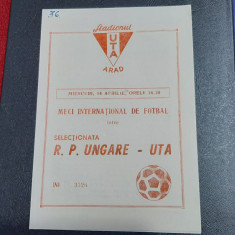 program UTA - R.P. UNGARA