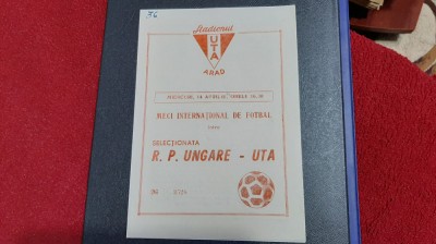 program UTA - R.P. UNGARA foto