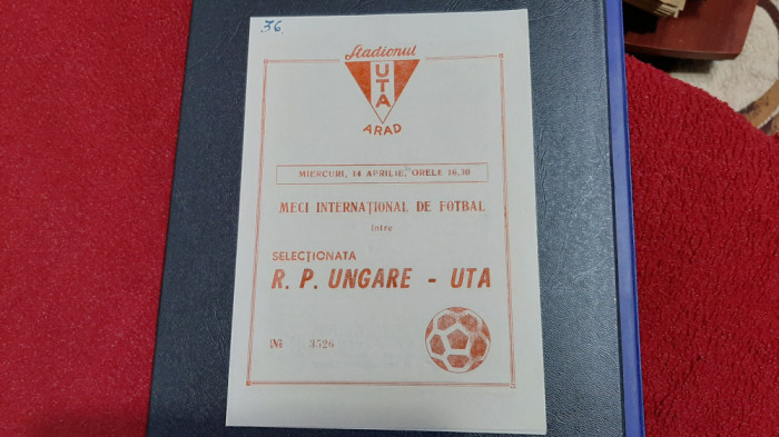 program UTA - R.P. UNGARA