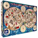 Puzzle Black Sea &bdquo;Harta cerului din 1670, Frederik de Wit&rdquo; &ndash; 1000 de piese