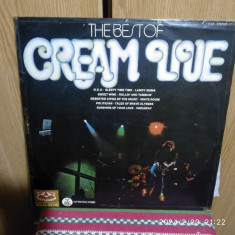 -Y- THE BEST OF CREAM LIVE ( VG+ ) - DISC VINIL LP ( DUBLU ALBUM )