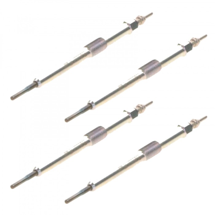 Set 4 bujii incandescente Bosch pentru Ssangyong Actyon I, Kyron, Rexton, Rodius I