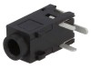 Conector Jack 2,5mm stereo PCB 90&deg;, Lumberg