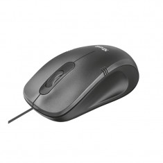 Mouse Trust Ivero, Wired, 1000 DPi, 3 Butoane, Scroll, USB, Cablu 1.5 m, Negru foto