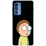 Husa compatibila cu Motorola G20 model Hi am Morty, Silicon, TPU, Viceversa