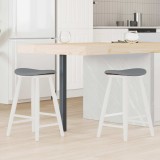 vidaXL Scaune de dining 2 pcs Alb 46 x 37 x 63 cm 42020460