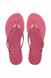 Cumpara ieftin Havaianas slapi YOU GLITTER femei, culoarea roz, cu toc plat, 4148041.1750