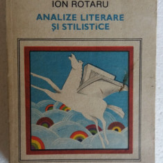 (C470) ION ROTARU - ANALIZE LITERARE SI STILISTICE