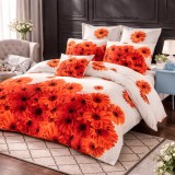 Lenjerie de pat bumbac 6 piese Floarea soarelui