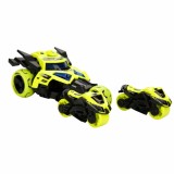 Cumpara ieftin Masina cu lansator de motociclete, Maxx Wheels, Catapult Car 3in1, Galben