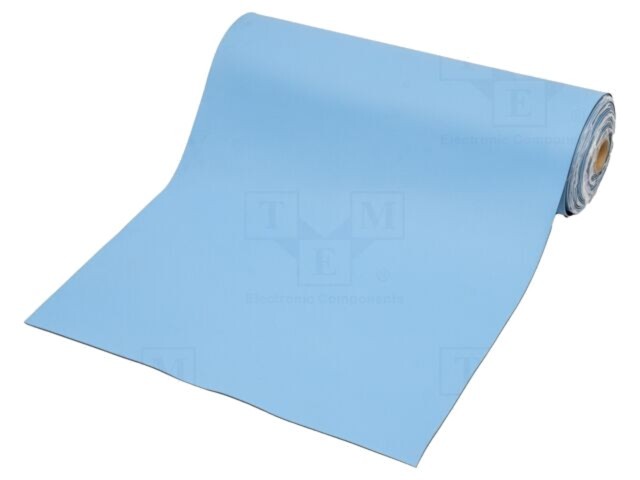 Suport de banc ESD albastru deschis 10m x 0,6m STATICTEC