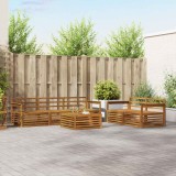 vidaXL Set de canapele de exterior 6 pcs natural Lemn Solid de Acacia 3373004