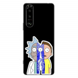 Husa compatibila cu Sony Xperia 5 III Silicon Gel Tpu Model Rick And Morty Connected