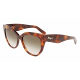 Ochelari de Soare Damă Salvatore Ferragamo SF1061S-240 &oslash; 56 mm, Plastic, Bej