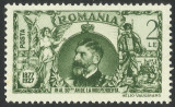 EROARE 1927 / SEMICENTENARUL INDEPENDENTEI 2 LE FARA LITERA ,, I&#039;&#039; - MNH, Regi, Nestampilat