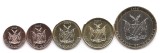 Namibia Set 5 - 10, 20, 50 centi 1, 5 Dolari 5025 - KM-New UNC !!!
