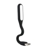 Lampa USB Laptop, Veghe, Birou, Negru, Flexibila, Alimentare USB