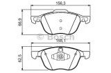 Set placute frana,frana disc FORD FOCUS C-MAX (2003 - 2007) BOSCH 0 986 424 794