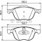 Set placute frana,frana disc FORD FOCUS III Turnier (2010 - 2016) BOSCH 0 986 424 794