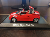 Macheta OPEL TIGRA TWIN TOP B 2004 rosu - Minichamps, scara 1/43, noua.