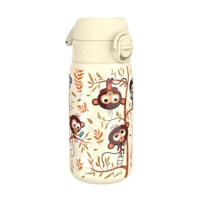 Sticla apa pentru copii, inox, 400ml, Monkeys - Ion8 foto