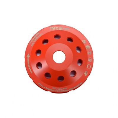 Disc cupă diamantat 125 mm Yato YT-60322 foto